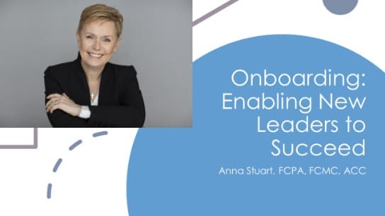 Onboarding: Enabling New Leaders to Succeed